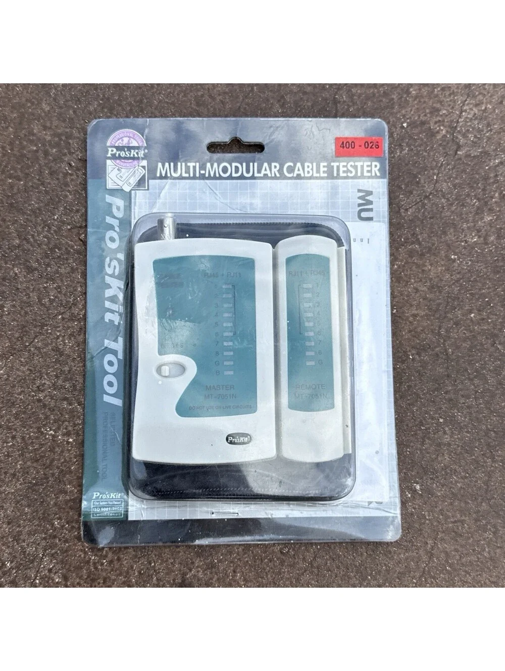 NEW Pro'sKit 400-026 Multi-Modular Cable Tester, Pro's Kit